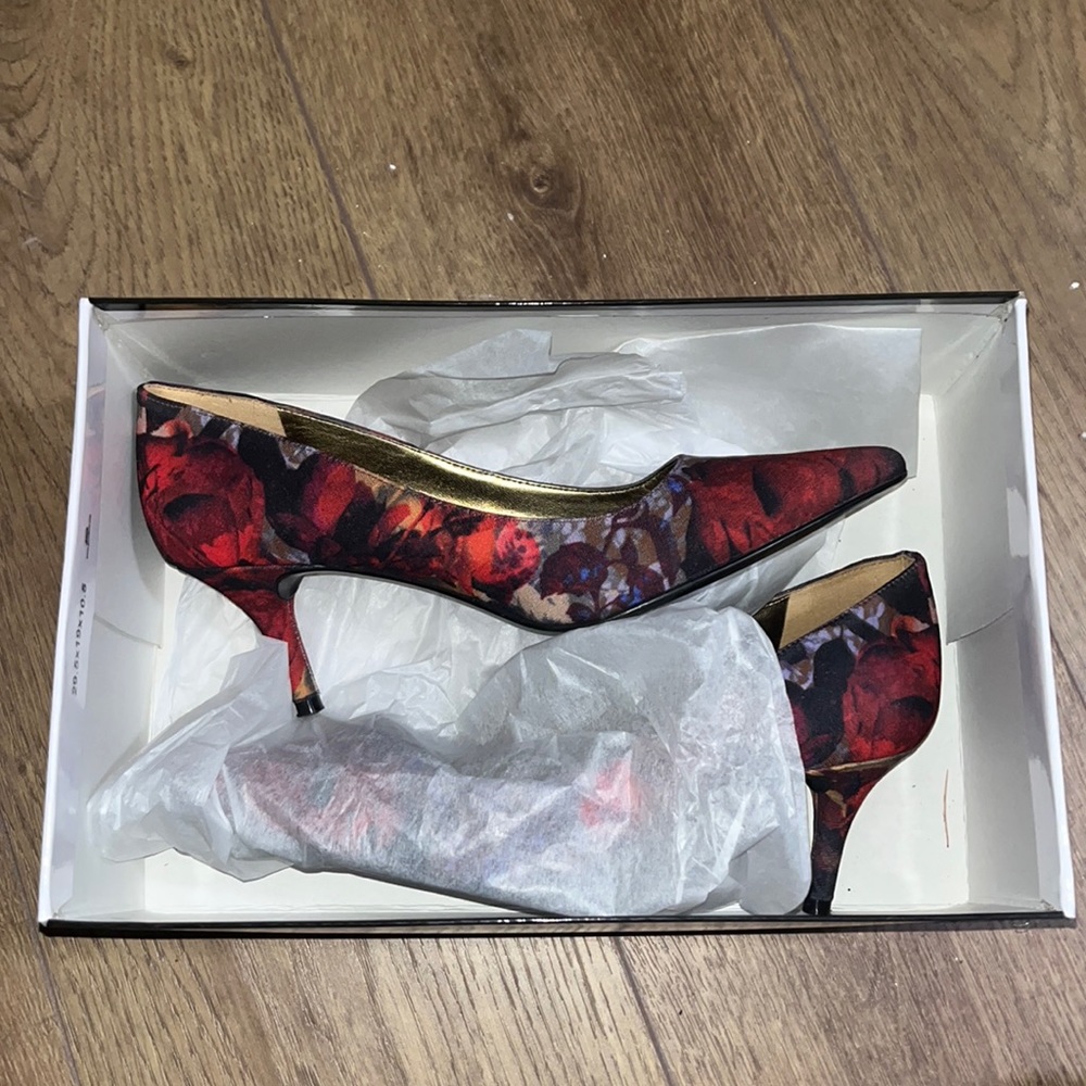 Nine West floral print high heels size 7 women’s